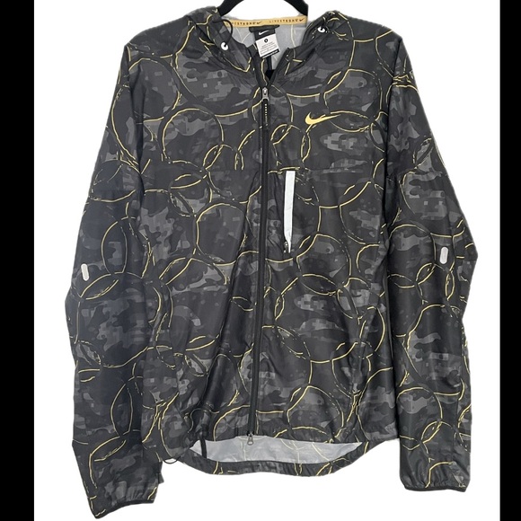 Nike Livestrong Men’s Full Zip Windbreaker with Hood - Picture 1 of 5